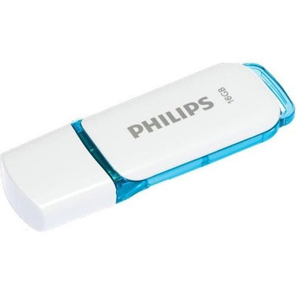 Signify Philips PHMMD16GSNOWU2 USB2.0 16GB Snow Edition Flash Drive - Blue PHMMD16GSNOWU2